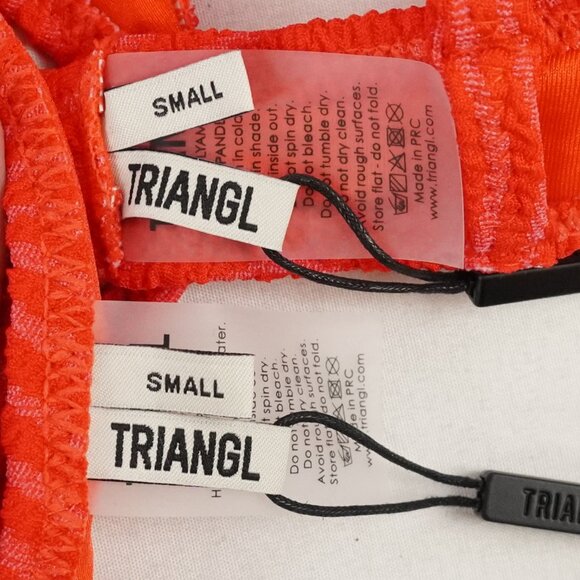 NWT Triangl Maia Bikini Top/Bottom and Vinca Bikini Top Set in Mato Red Size S - Picture 4 of 12